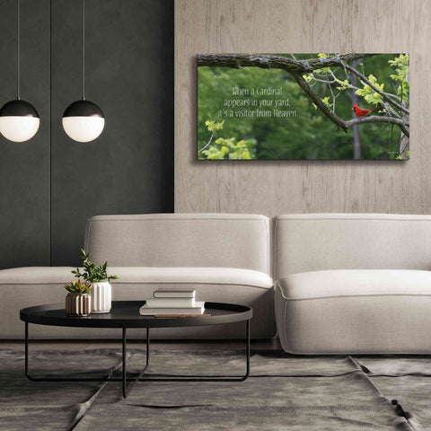 Image of 'Visitor from Heaven' by Lori Deiter, Canvas Wall Art,60 x 30