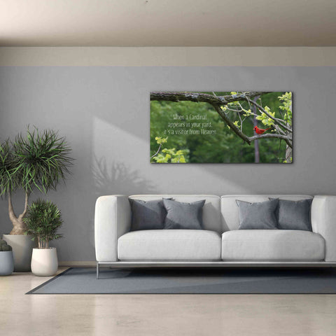 Image of 'Visitor from Heaven' by Lori Deiter, Canvas Wall Art,60 x 30