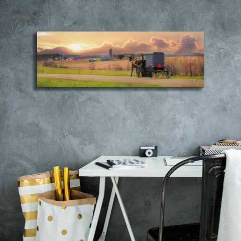 Image of 'Evening Cruise' by Lori Deiter, Canvas Wall Art,36 x 12