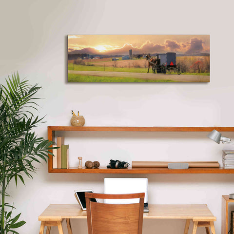 Image of 'Evening Cruise' by Lori Deiter, Canvas Wall Art,36 x 12
