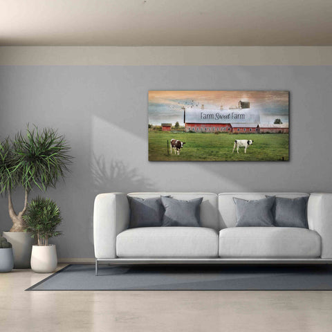 Image of 'Farm Sweet Farm' by Lori Deiter, Canvas Wall Art,60 x 30
