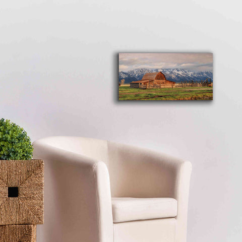 Image of 'Mormon Row II' by Lori Deiter, Canvas Wall Art,24 x 12