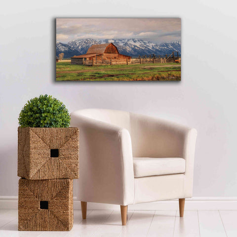 Image of 'Mormon Row II' by Lori Deiter, Canvas Wall Art,40 x 20