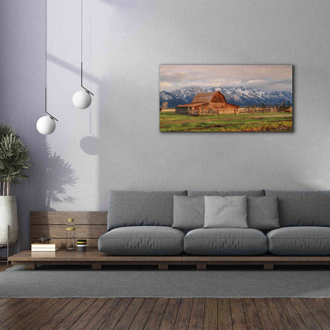Image of 'Mormon Row II' by Lori Deiter, Canvas Wall Art,60 x 30