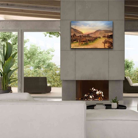 Image of 'Old Trail Town' by Lori Deiter, Canvas Wall Art,40 x 26