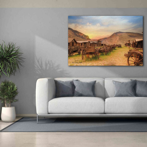 Image of 'Old Trail Town' by Lori Deiter, Canvas Wall Art,60 x 40