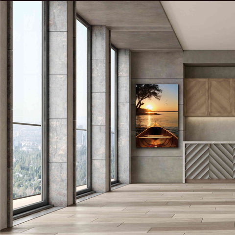 Image of 'Sunset on the Lake I' by Lori Deiter, Canvas Wall Art,40 x 60