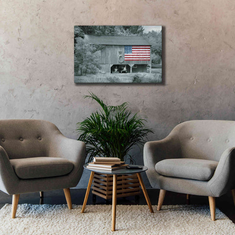 Image of 'Patriotic Farm I' by Lori Deiter Canvas Wall Art,40 x 26