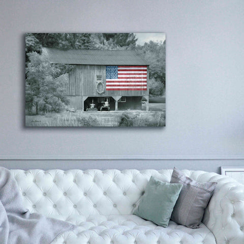 Image of 'Patriotic Farm I' by Lori Deiter Canvas Wall Art,60 x 40