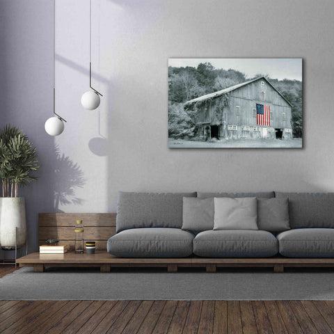 Image of 'Patriotic Farm II' by Lori Deiter Canvas Wall Art,60 x 40