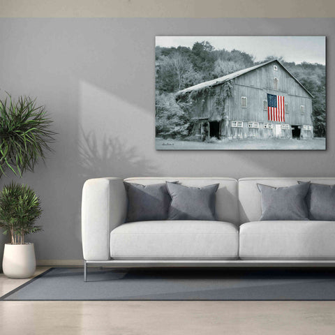 Image of 'Patriotic Farm II' by Lori Deiter Canvas Wall Art,60 x 40