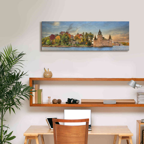 Image of 'Autumn at the Castle' by Lori Deiter Canvas Wall Art,36 x 12