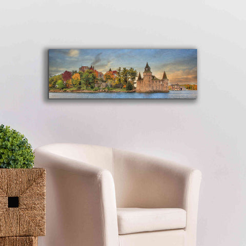 Image of 'Autumn at the Castle' by Lori Deiter Canvas Wall Art,36 x 12