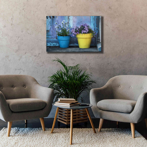 Image of 'She Shed Flowers' by Lori Deiter Canvas Wall Art,40 x 26