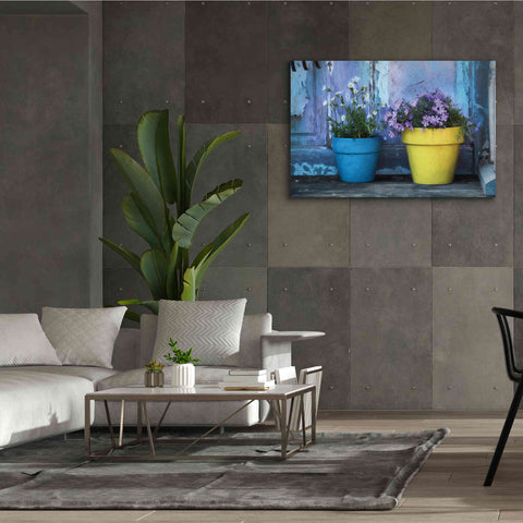 Image of 'She Shed Flowers' by Lori Deiter Canvas Wall Art,60 x 40