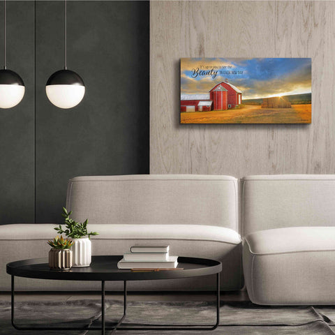 Image of 'The Beauty in Each New Day' by Lori Deiter Canvas Wall Art,40 x 20