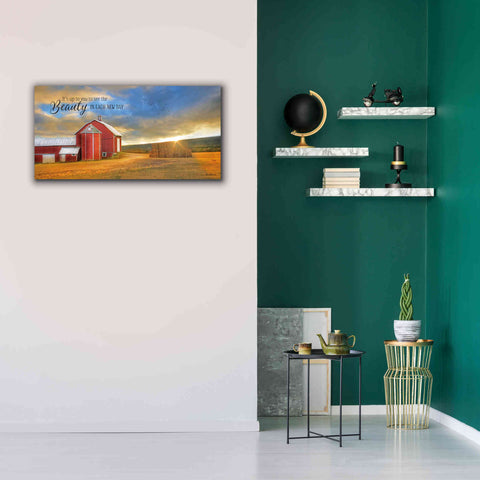 Image of 'The Beauty in Each New Day' by Lori Deiter Canvas Wall Art,40 x 20