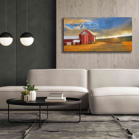 Image of 'The Beauty in Each New Day' by Lori Deiter Canvas Wall Art,60 x 30