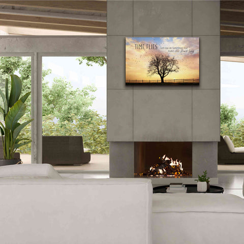 Image of 'Time Flies' by Lori Deiter Canvas Wall Art,40 x 26