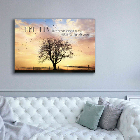 Image of 'Time Flies' by Lori Deiter Canvas Wall Art,60 x 40
