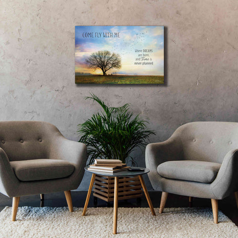 Image of 'Come Fly with Me' by Lori Deiter Canvas Wall Art,40 x 26
