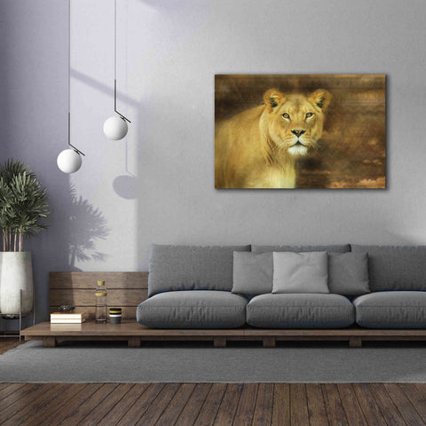 Image of 'Tribal Lioness' by Lori Deiter Canvas Wall Art,60 x 40