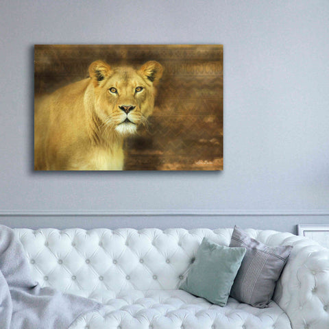 Image of 'Tribal Lioness' by Lori Deiter Canvas Wall Art,60 x 40