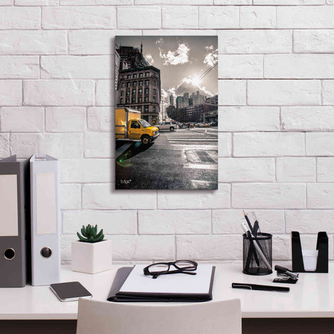 Image of 'Crosswalks of Manhattan I' by Donnie Quillen Canvas Wall Art,12 x 18