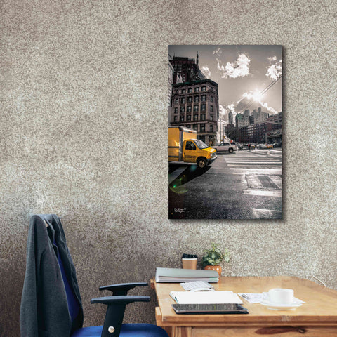 Image of 'Crosswalks of Manhattan I' by Donnie Quillen Canvas Wall Art,26 x 40