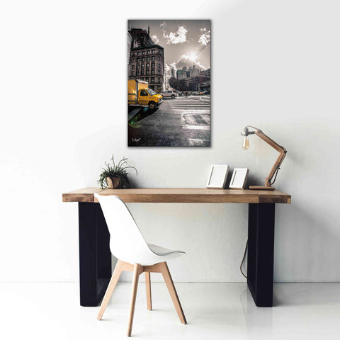 Image of 'Crosswalks of Manhattan I' by Donnie Quillen Canvas Wall Art,26 x 40
