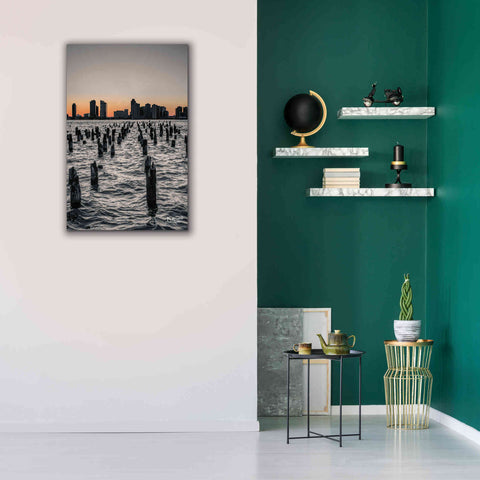 Image of 'Manhattan Sunrise I' by Donnie Quillen Canvas Wall Art,26 x 40