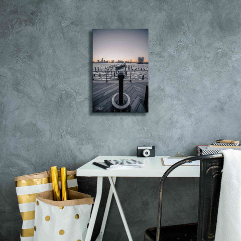 Image of 'Manhattan Sunrise II' by Donnie Quillen Canvas Wall Art,12 x 18