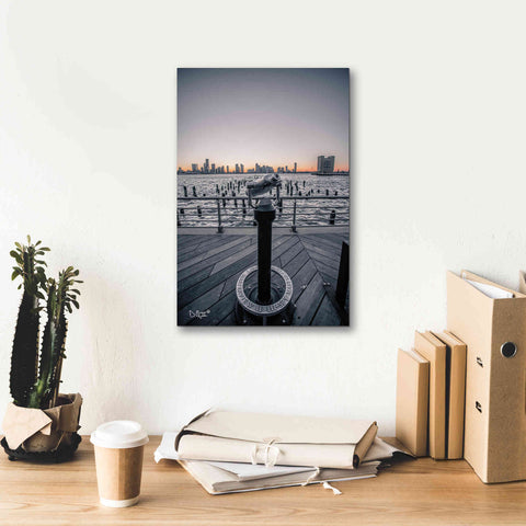 Image of 'Manhattan Sunrise II' by Donnie Quillen Canvas Wall Art,12 x 18