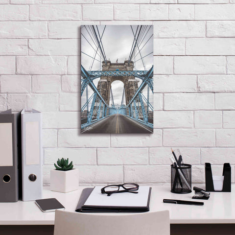 Image of 'The Blues I' by Donnie Quillen Canvas Wall Art,12 x 18