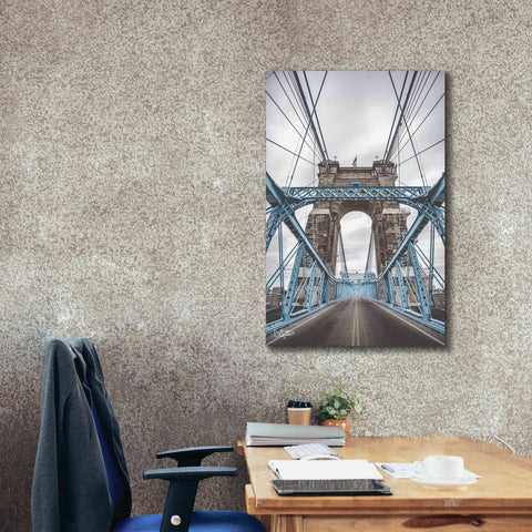 Image of 'The Blues I' by Donnie Quillen Canvas Wall Art,26 x 40