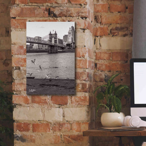 Image of 'Suspension Bridge I' by Donnie Quillen Canvas Wall Art,12 x 18