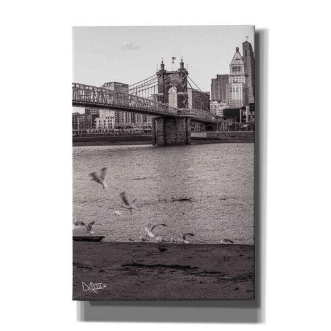 Image of 'Suspension Bridge I' by Donnie Quillen Canvas Wall Art
