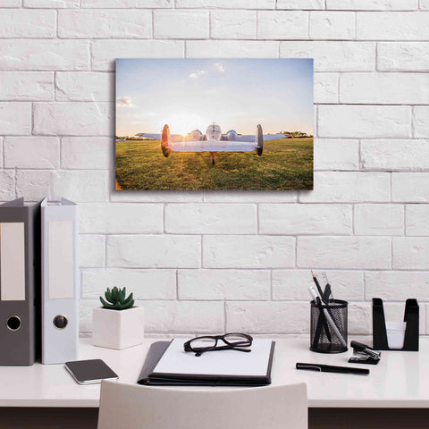 Image of 'Into the Sunset' by Donnie Quillen Canvas Wall Art,18 x 12