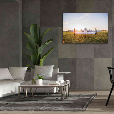 Image of 'Into the Sunset' by Donnie Quillen Canvas Wall Art,60 x 40