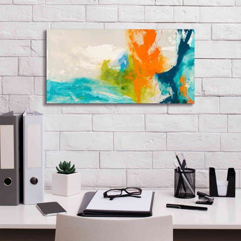 Image of 'Tidal Abstract I' by Sisa Jasper Canvas Wall Art,24 x 12