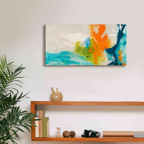 Image of 'Tidal Abstract I' by Sisa Jasper Canvas Wall Art,24 x 12