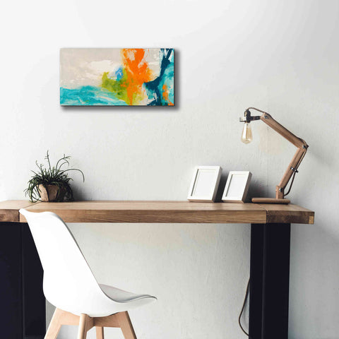 Image of 'Tidal Abstract I' by Sisa Jasper Canvas Wall Art,24 x 12