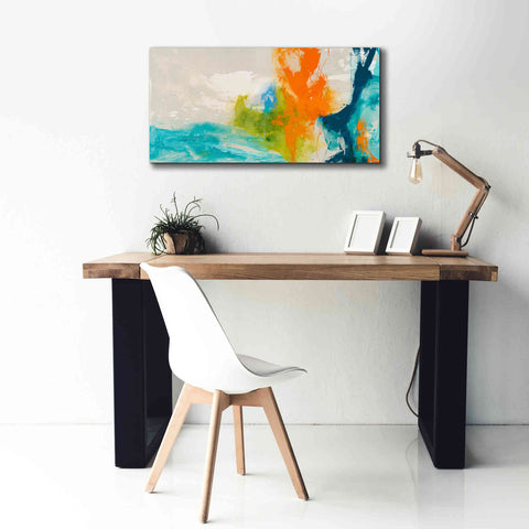 Image of 'Tidal Abstract I' by Sisa Jasper Canvas Wall Art,40 x 20