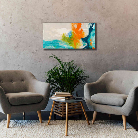 Image of 'Tidal Abstract I' by Sisa Jasper Canvas Wall Art,40 x 20