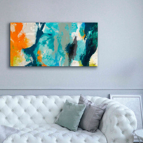 Image of 'Tidal Abstract II' by Sisa Jasper Canvas Wall Art,60 x 30