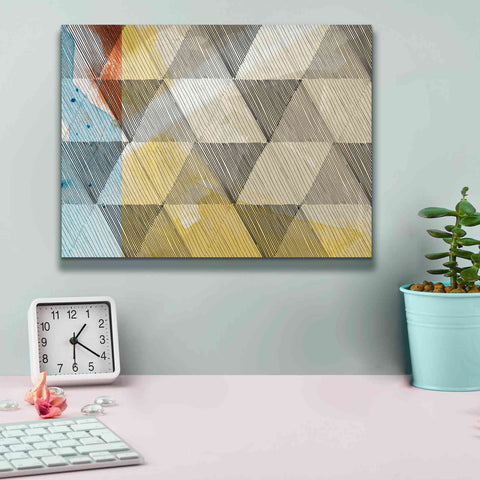 Image of 'Geo Now Sketch I' by Sisa Jasper Canvas Wall Art,16 x 12