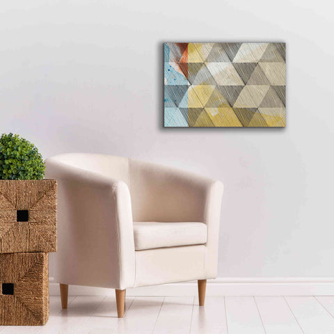 Image of 'Geo Now Sketch I' by Sisa Jasper Canvas Wall Art,26 x 18