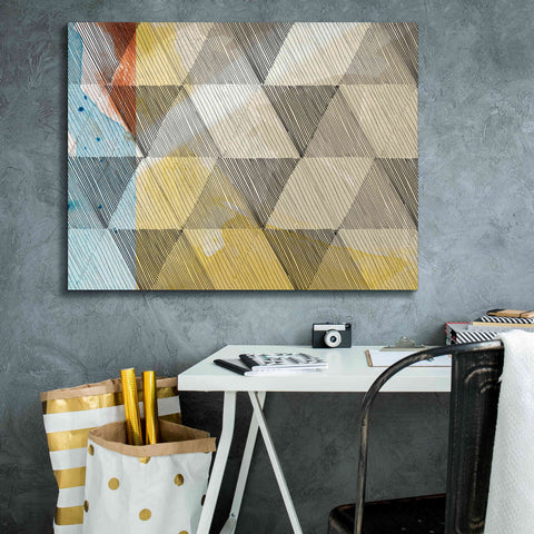 Image of 'Geo Now Sketch I' by Sisa Jasper Canvas Wall Art,34 x 26