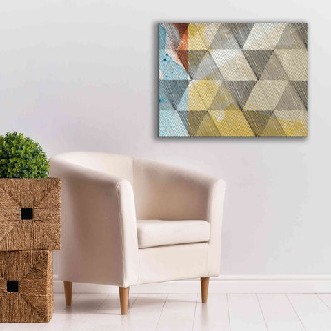 Image of 'Geo Now Sketch I' by Sisa Jasper Canvas Wall Art,34 x 26
