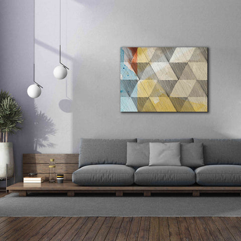 Image of 'Geo Now Sketch I' by Sisa Jasper Canvas Wall Art,54 x 40